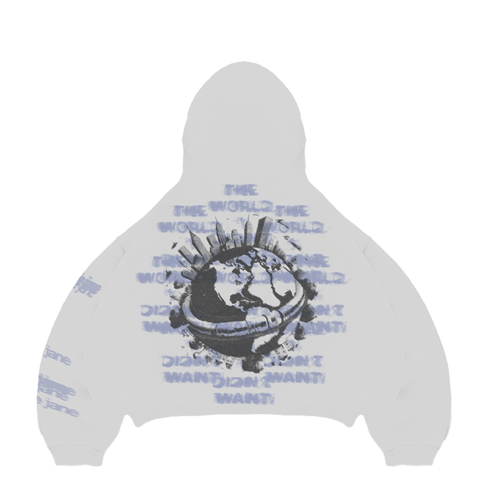 the world i didn’t want hoodie back